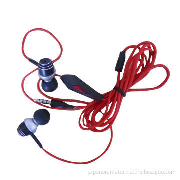 Earphones for iPhone/iPad, with Metal Case, Mobile Headset, Good-quality, Accessories